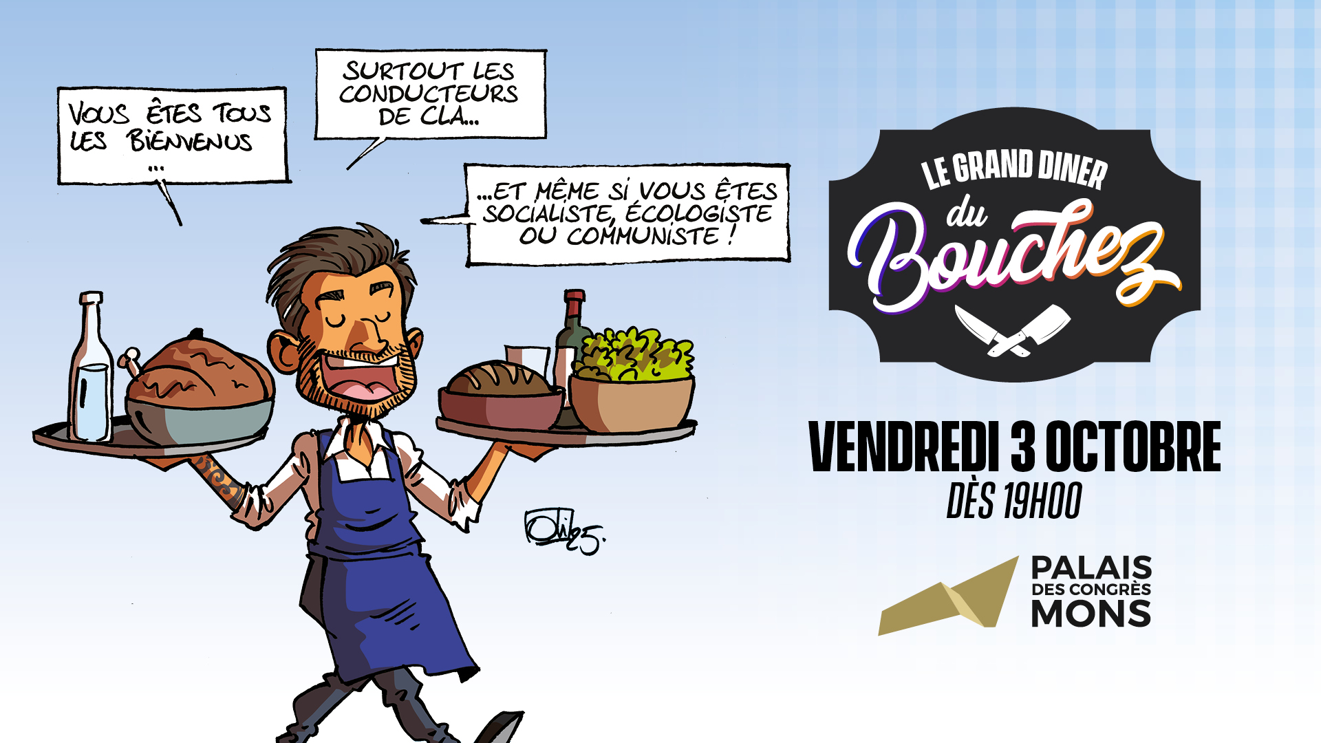 Rendez-vous au Dîner du Bouchez et de Mons en Mieux !
